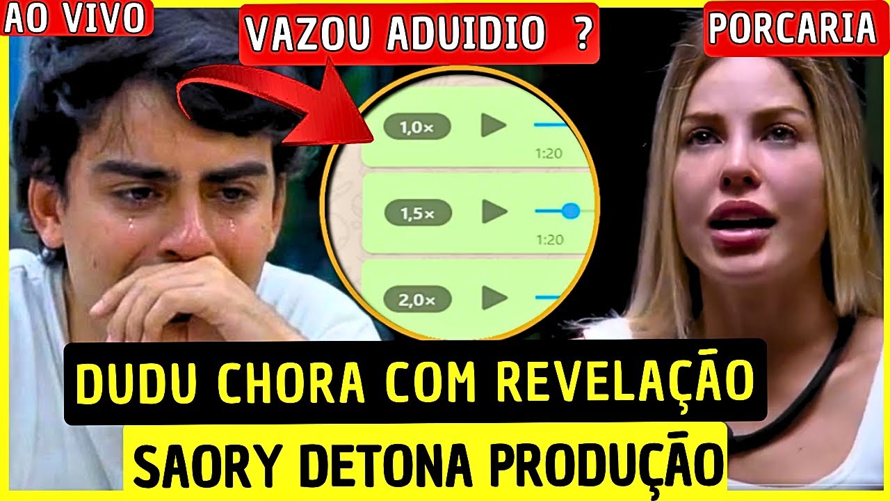 🔥 GRAVE: VAZOU AUDIO PRA DUDU DA PRODU&Ccedil;&Atilde;O? SAORY SE REVOLTA COM PRODU&Ccedil;&Atilde;O: THAMIRES ARMA PARA O CASAL