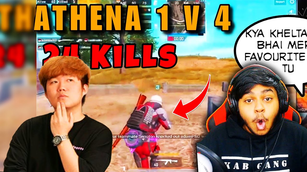 GOD of GAME Athena Gaming BEST MOMENTS in PUBG Mobile