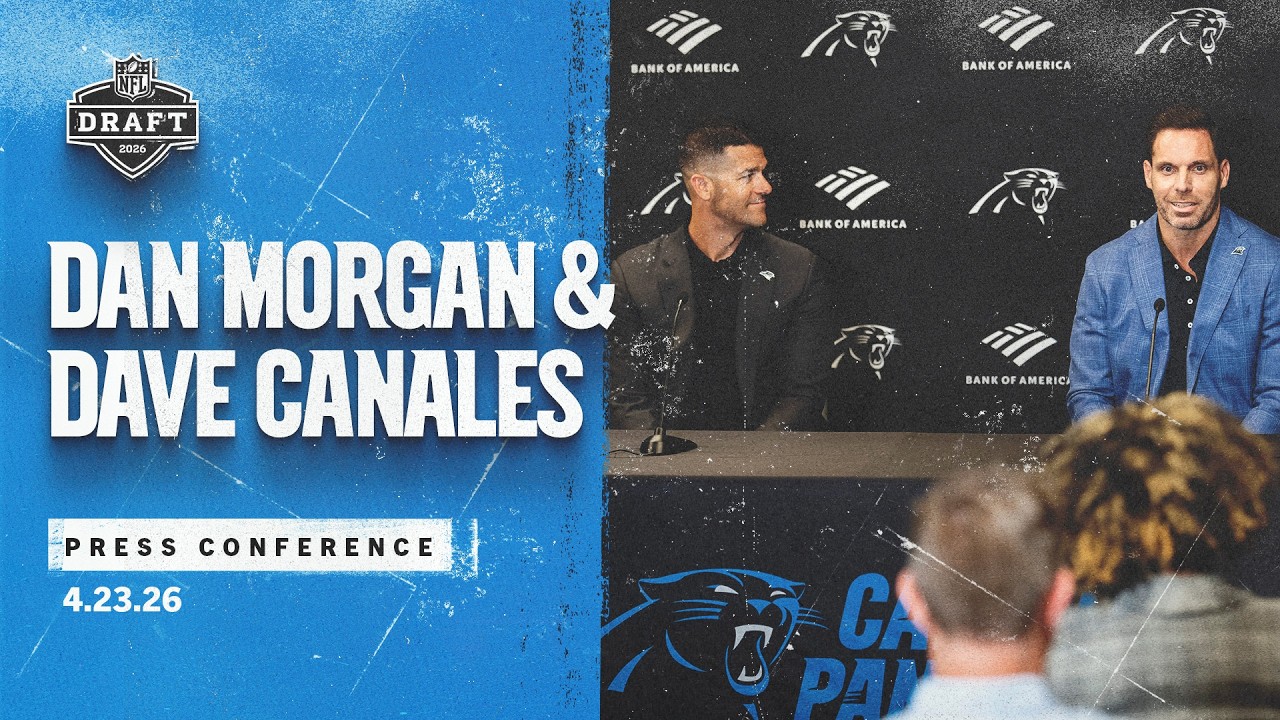 Dan Morgan and Dave Canales first-round press conference | NFL Draft