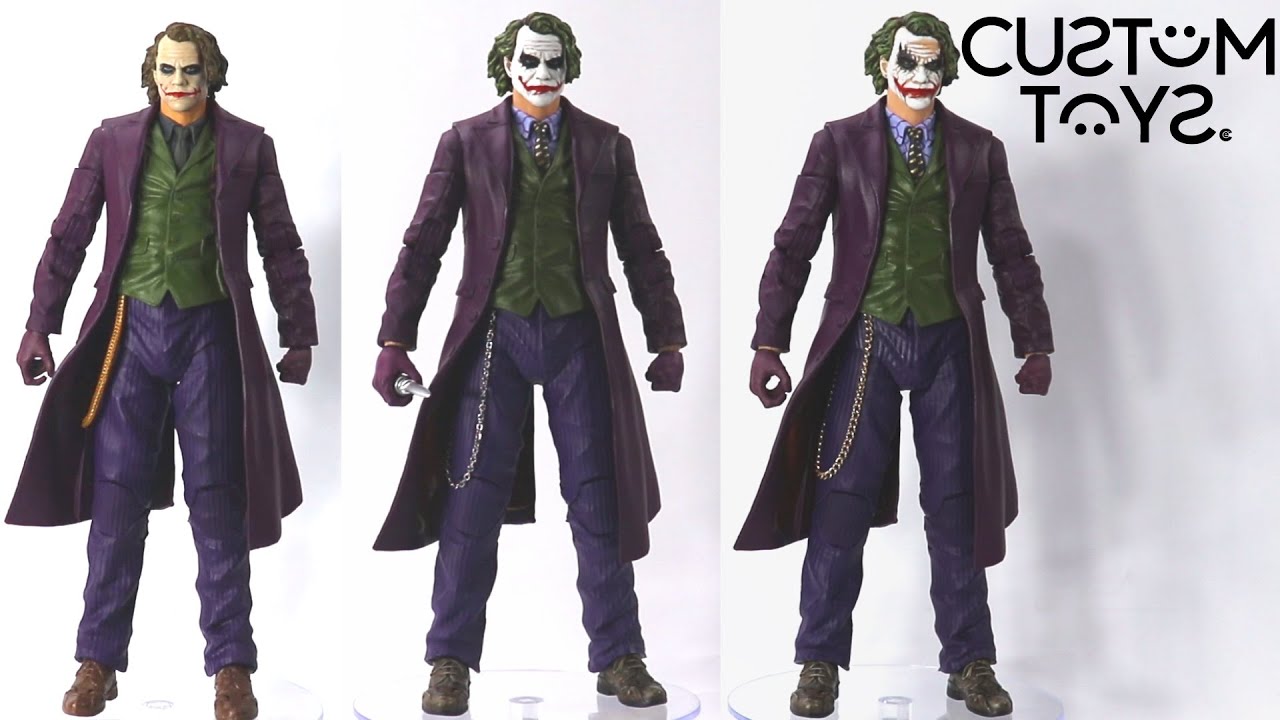 McFarlane Toys DC Multiverse The Dark Knight Trilogy Heath Ledger Joker action figure CUSTOM  pt. 2