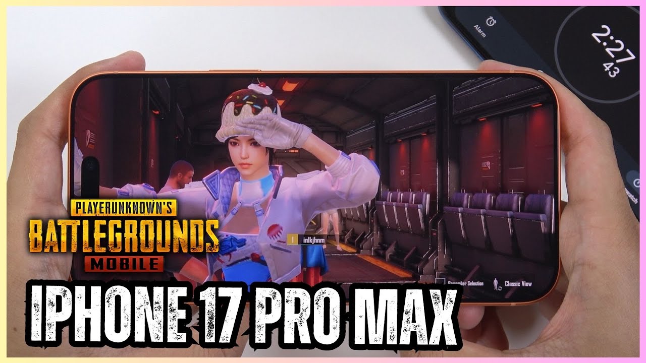iPhone 17 Pro Max PUBG Mobile Gaming test | Apple A19 Pro, 120Hz Display