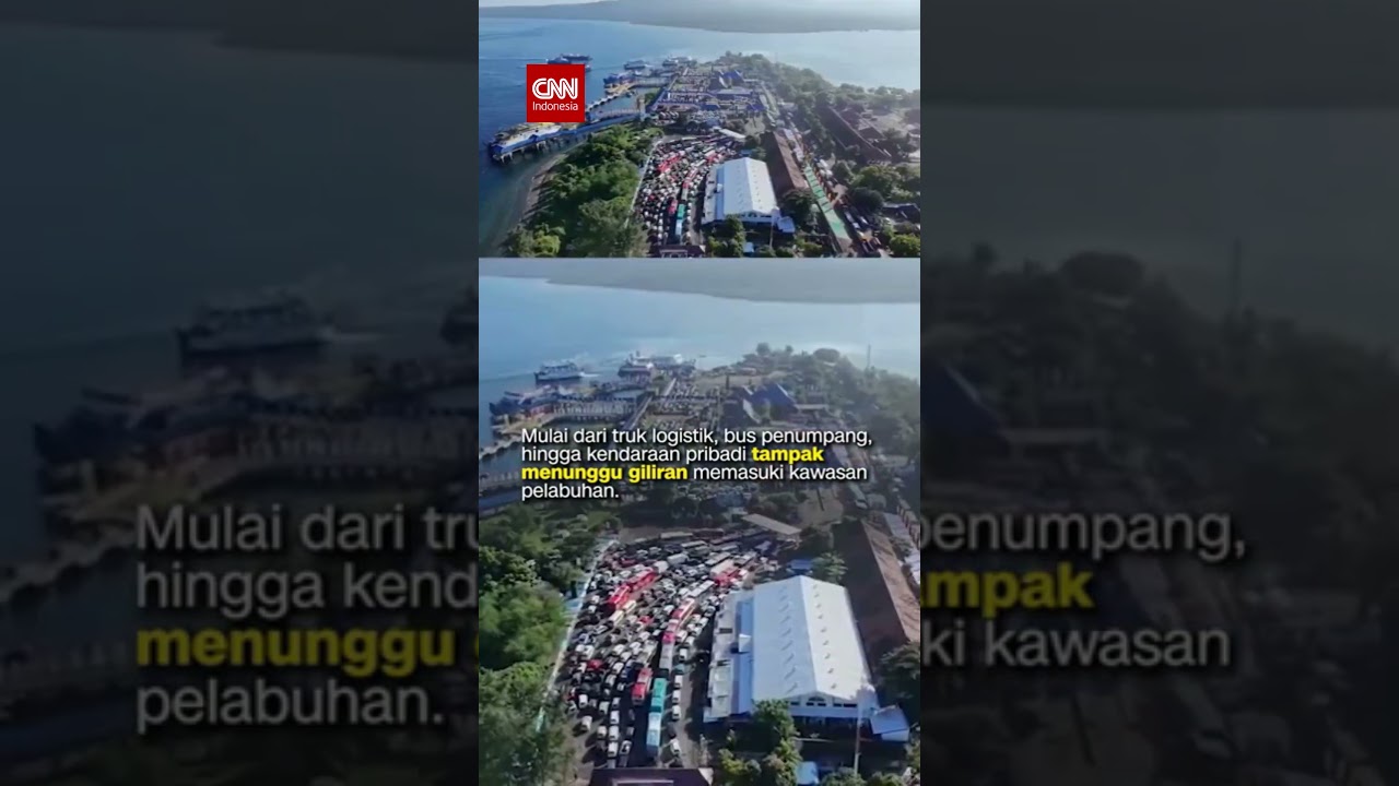 Penampakan Antrean Arus Mudik di Pelabuhan Gilimanuk