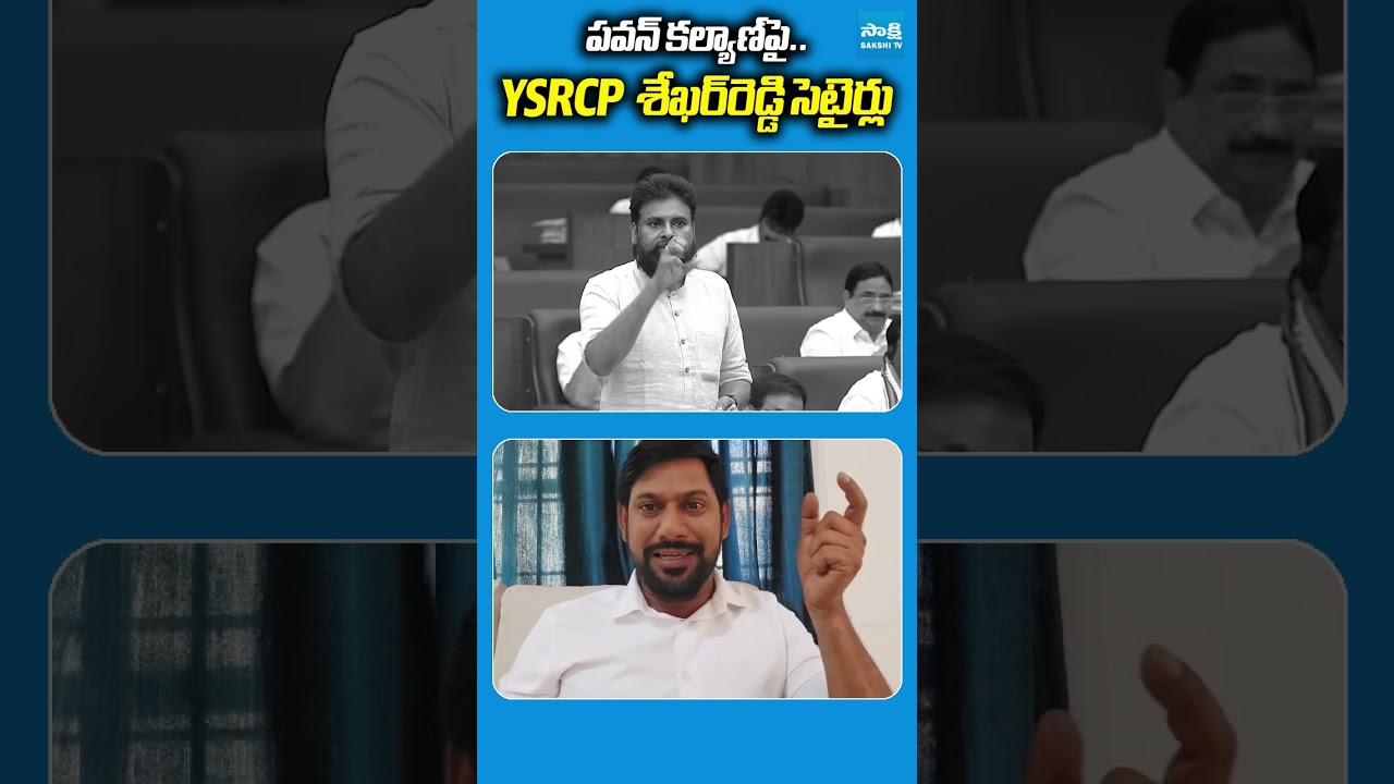 పవన్&zwnj; కల్యాణ్&zwnj;పై శేఖర్&zwnj;రెడ్డి సెటైర్లు #pawankalyan #ysjagan #SekharReddy #apassembly2026