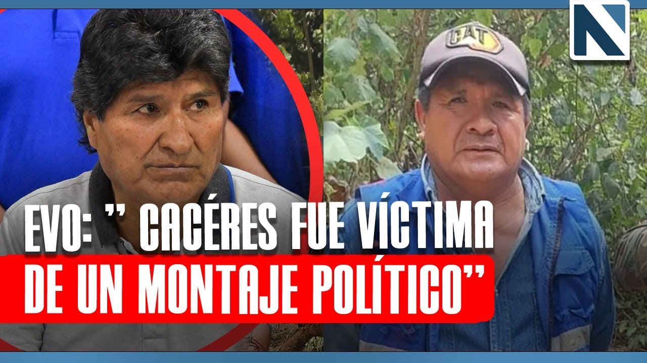 Evo Morales denuncia &ldquo;montaje pol&iacute;tico&rdquo; en el caso Felipe C&aacute;ceres