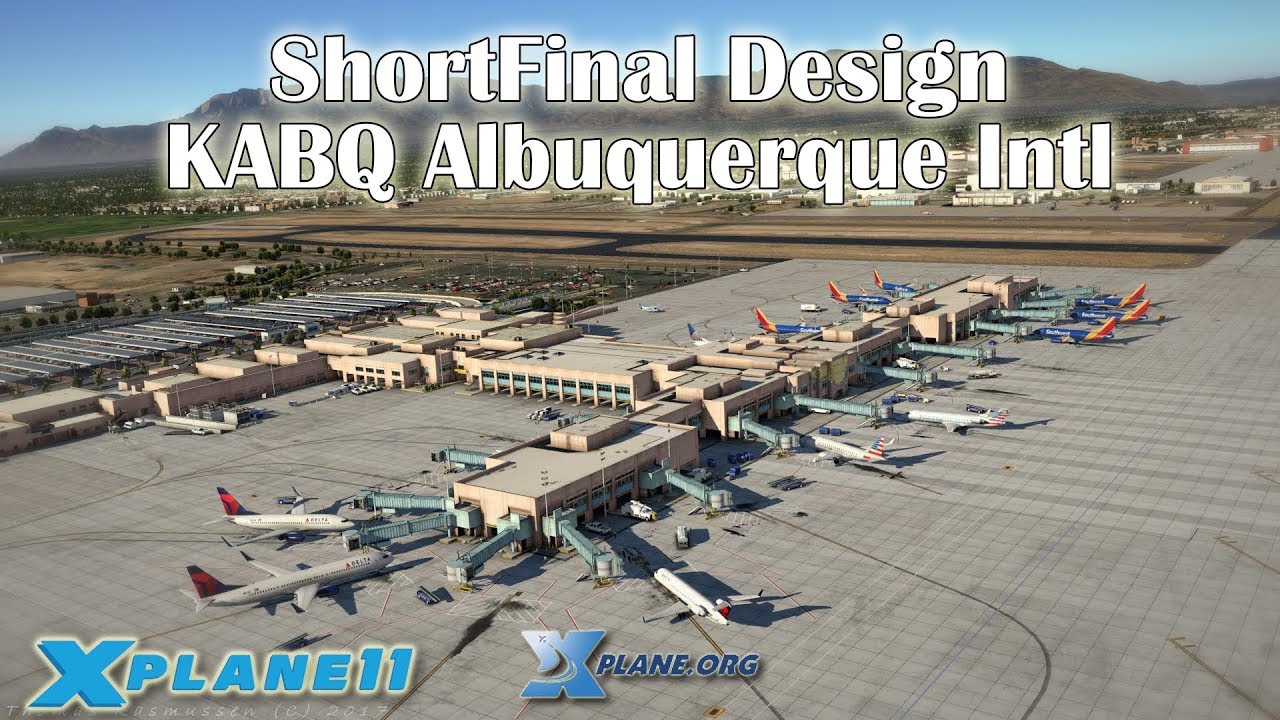 ShortFinal Design KABQ Albuquerque Intl for X-plane 11