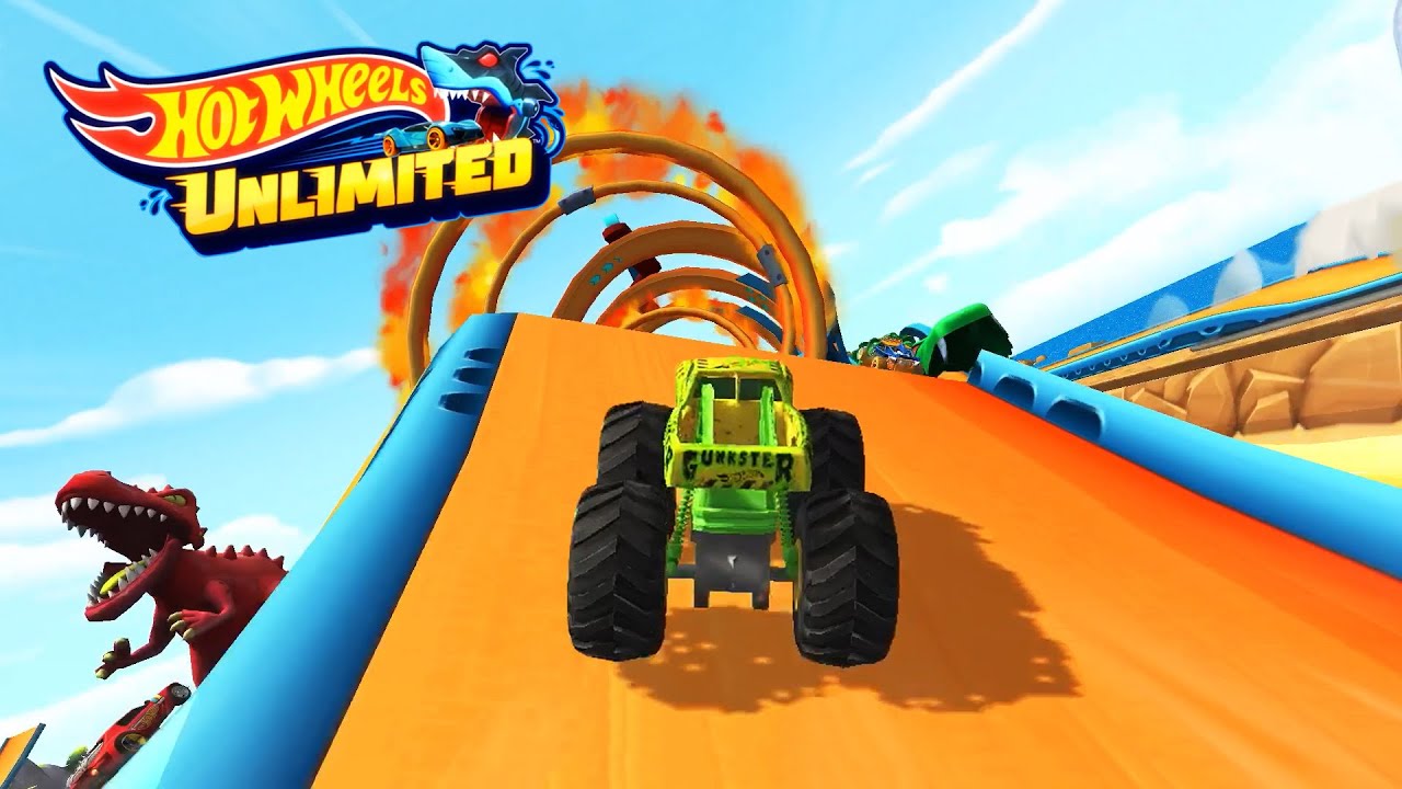 HOT WHEELS UNLIMITED 2 - GUNKSTER, BONE SHAKER In My Tracks