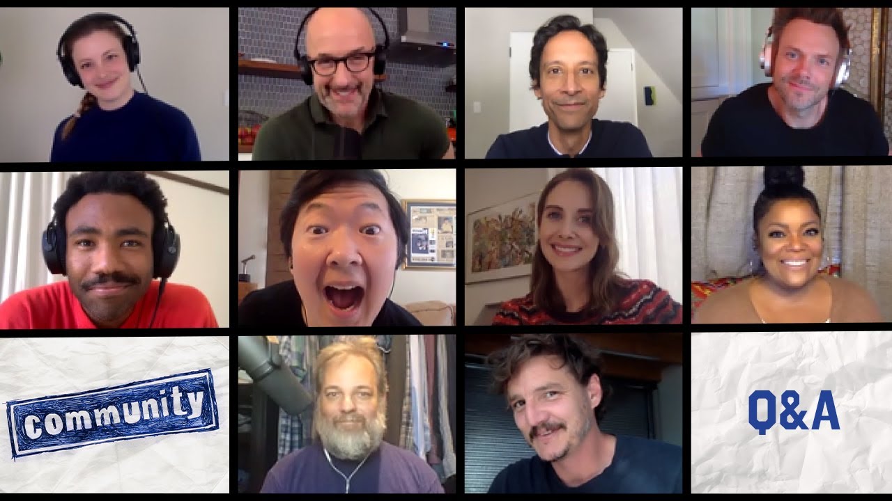 Continue watching! Cast of Community Q&A following Table Read #stayhome #withme