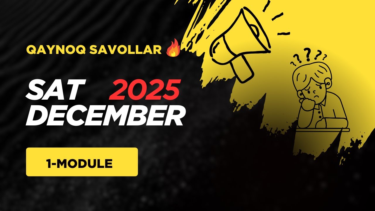 SAT DECEMBER 2025 1-Module