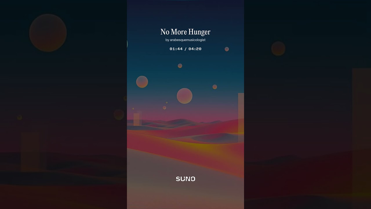 No More Hunger 3 - Instrumental #AI​ #Song​ by #Suno​ #music​ #newmusic​