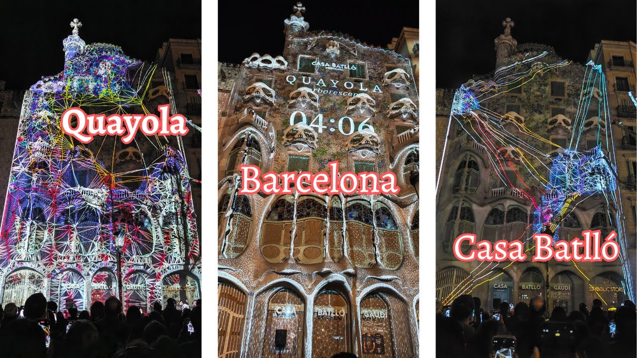 Casa Batlló Mapping by Quayola Light Show Arborescent 2025 4K