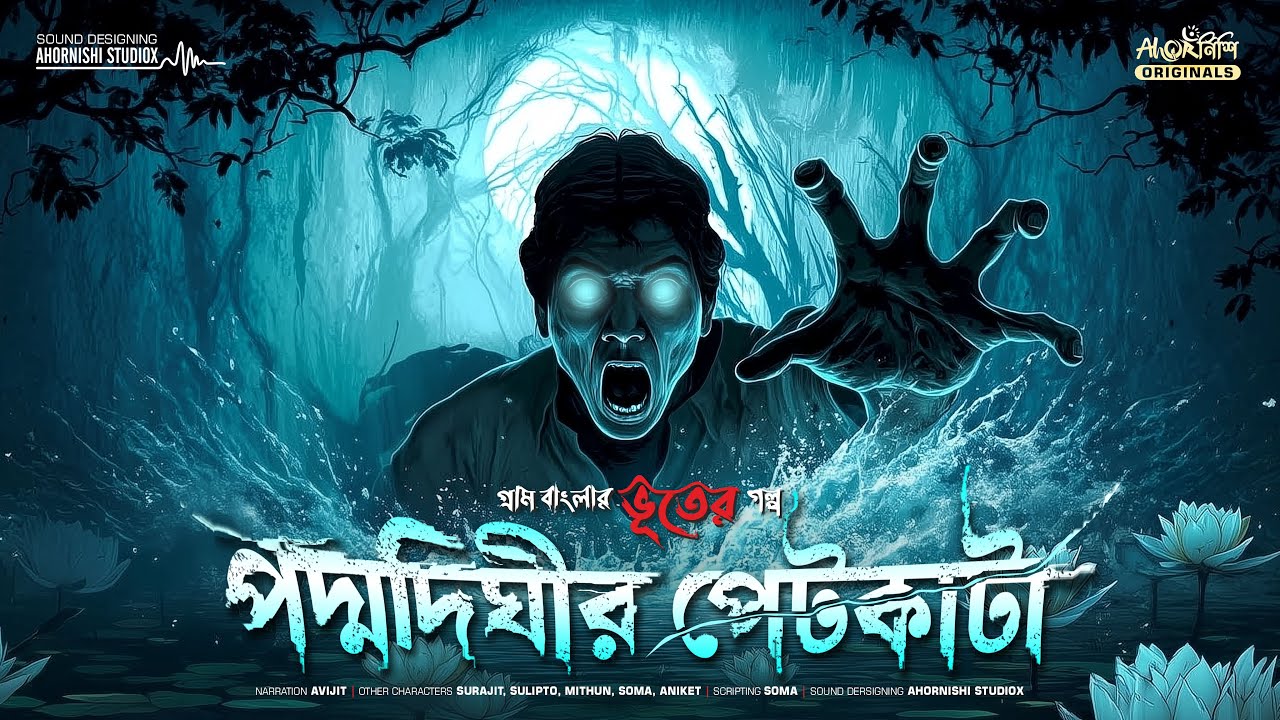 পদ্মদিঘীর পেটকাটা (এক ভয়ংকর প্রতিশোধ) | গ্রামবাংলার ভূতের গল্প | Bengali Audio Story | Ahornishi