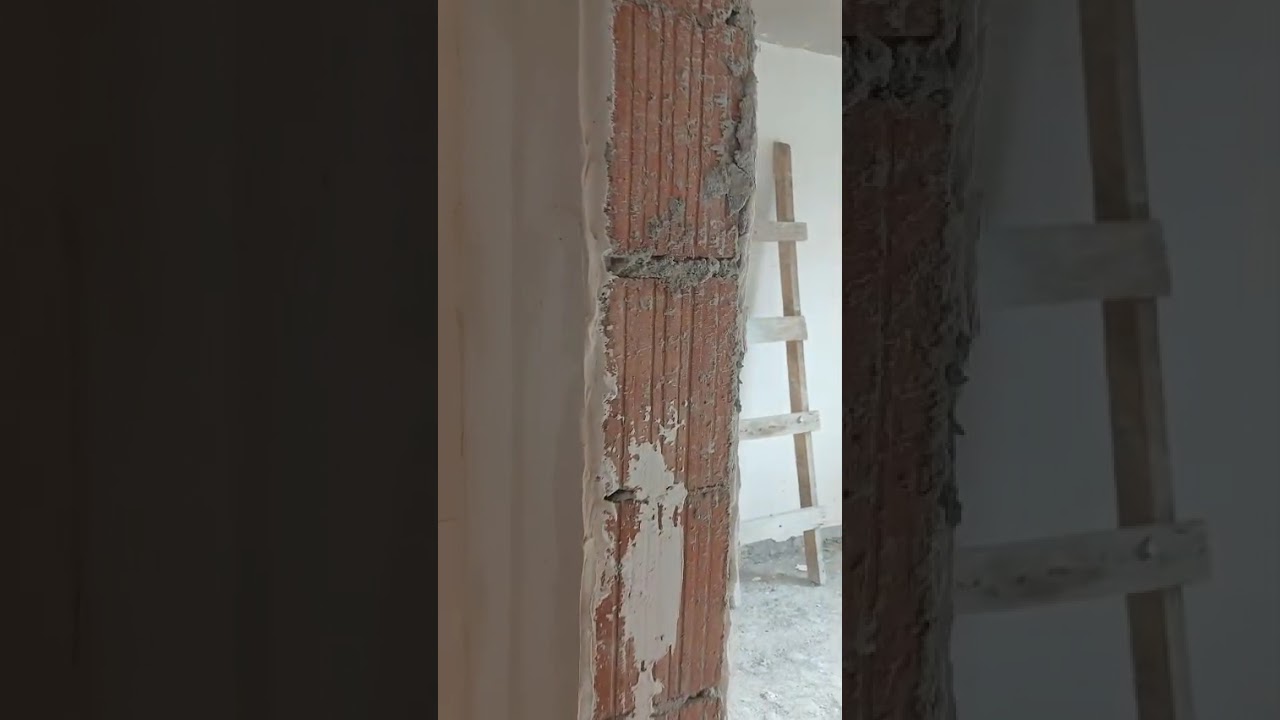 Saten alçı öncesi duvar düzeltmesi için mücadele ediyorlar ustalar durmak yok yola devam elhamdülill