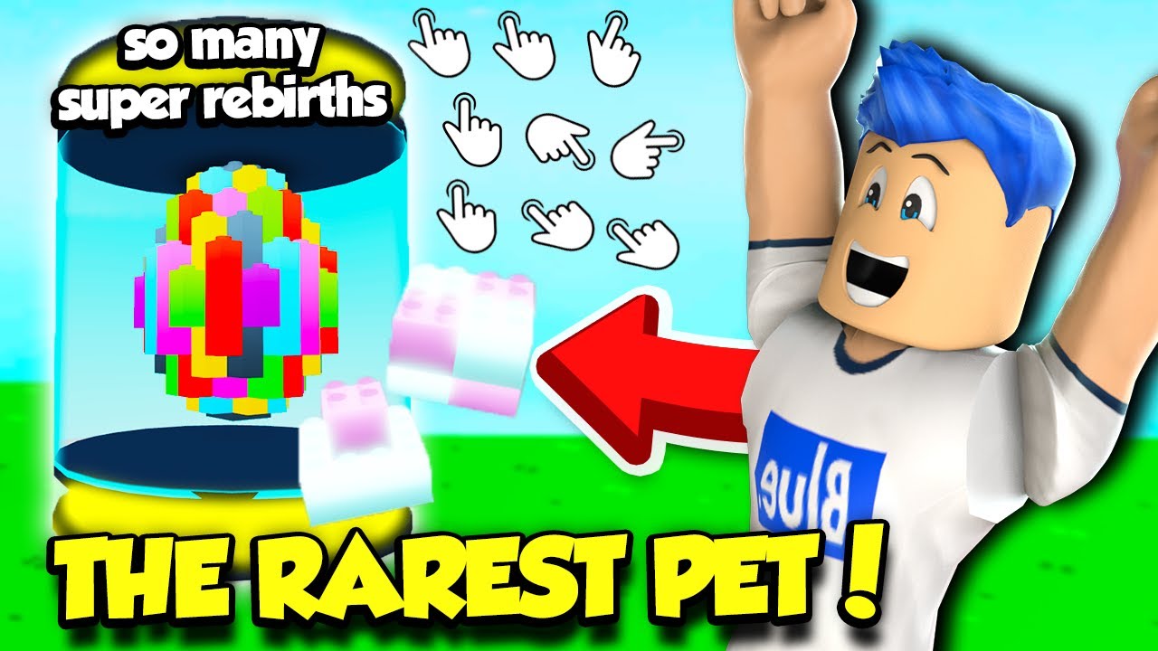 I Hatched The RAREST BRICK PET In Tapping Simulator AND GOT TONS Of SUPER REBIRTHS!! (Roblox)
