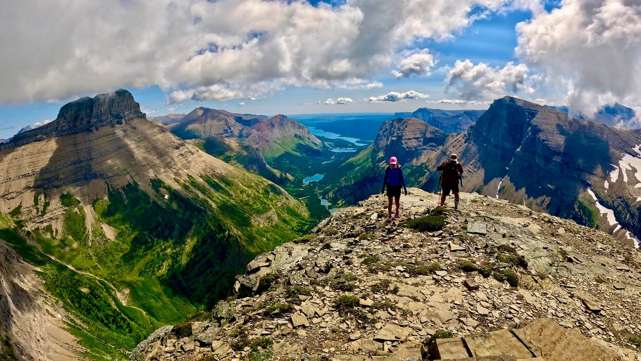 Swiftcurrent Mountain: The highest point accessible by maintained trail in Glacier National Park