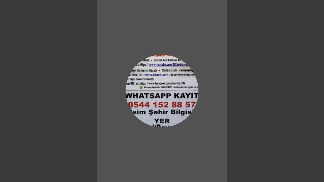 Canlı Yayın Güvercin Mezatı kanalı canlı yayında