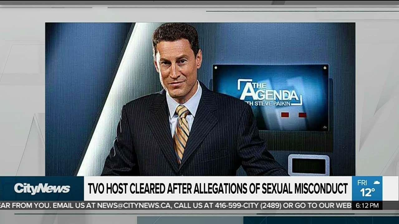 TVO host cleared after sexual harassment allegations