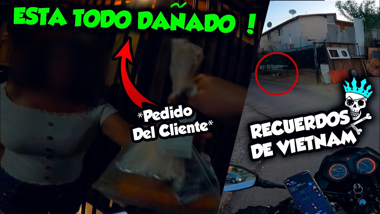 [ CLIENTE ME REPORTA LA CUENTA 😰 ] Delivery Pov Puente Alto Nocturno / #chile #motovlog #nivem