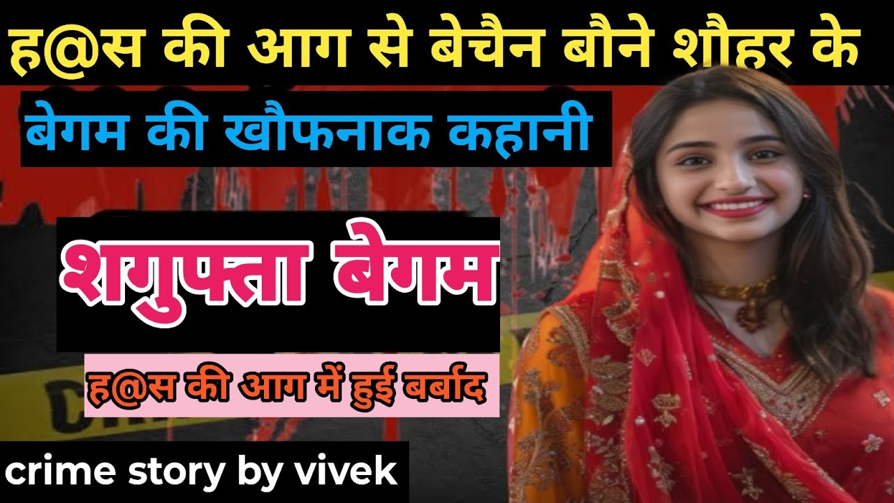 शगुफ्ता का काला सच: हवस या हत्या की साजिश? | Crime Story by Vivek #crime