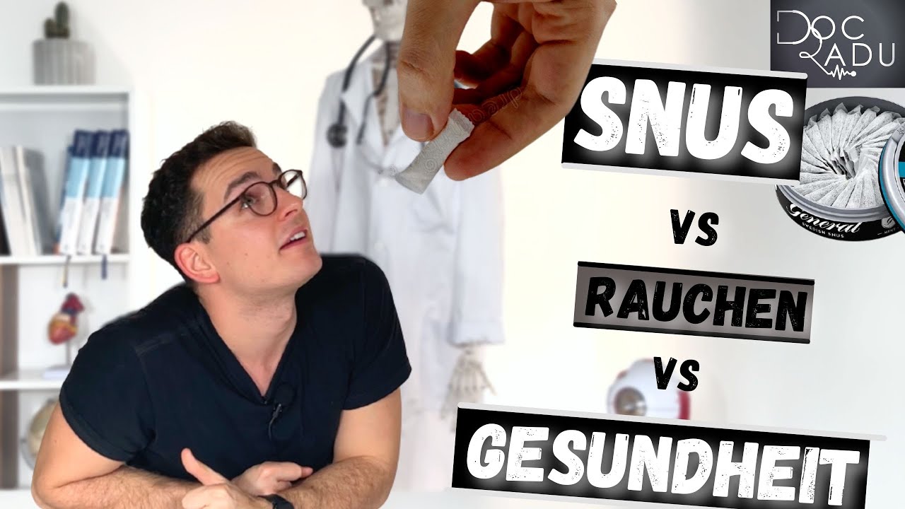 Arzt erkl&auml;rt: Snus / Kautabak vs Zigaretten rauchen | Gesundheit + Wirkung