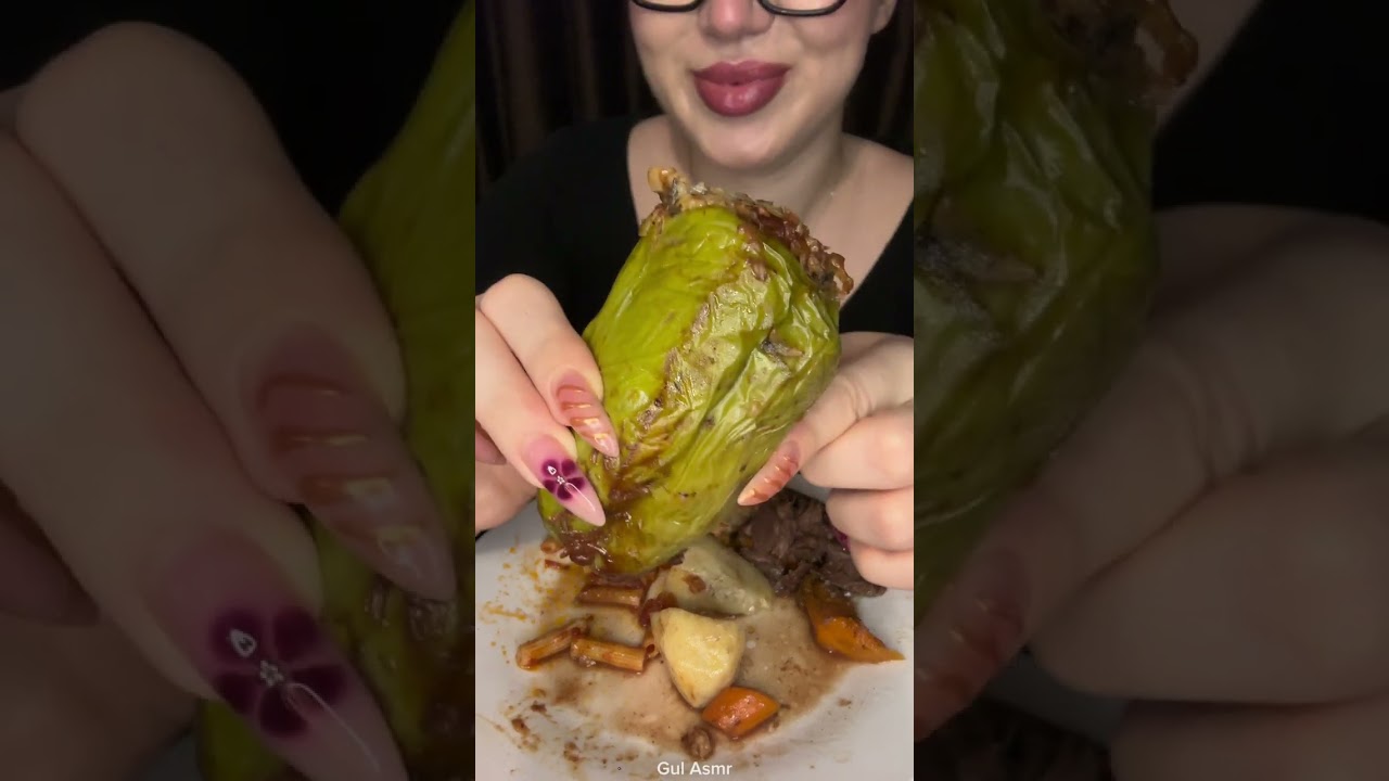 Turkish Dinner ASMR | Beef with Potatoes & Carrots, Stuffed Pepper & Pasta Mukbang 