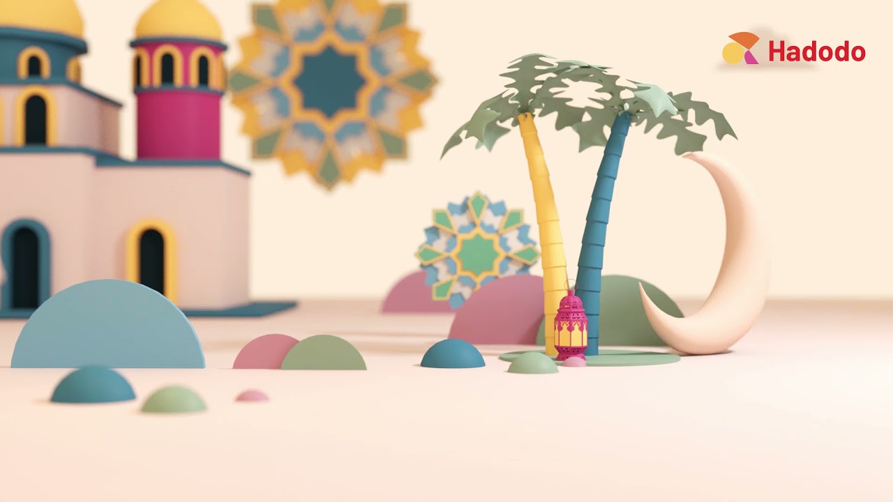 Eid Mubarak | ঈদ মোবারক | Digital Creative 3D Motion Graphics Content | Islamic Background Video