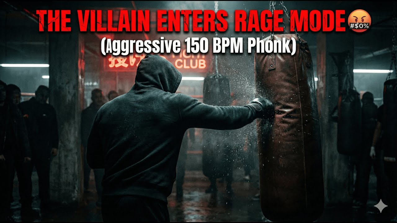 The Villain enters RAGE MODE 🤬 (Aggressive 150 BPM Phonk)