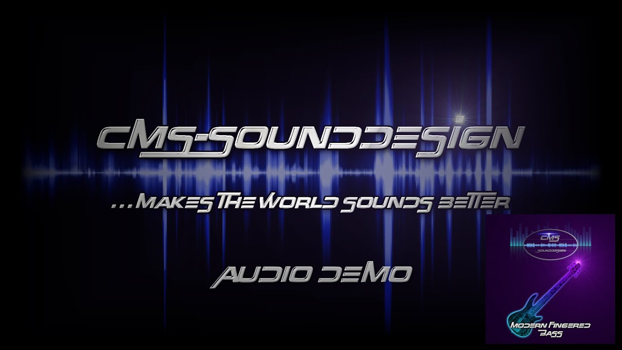 CMS-Sounddesign - CMS Modern Fingered Bass - Audio Demo 2