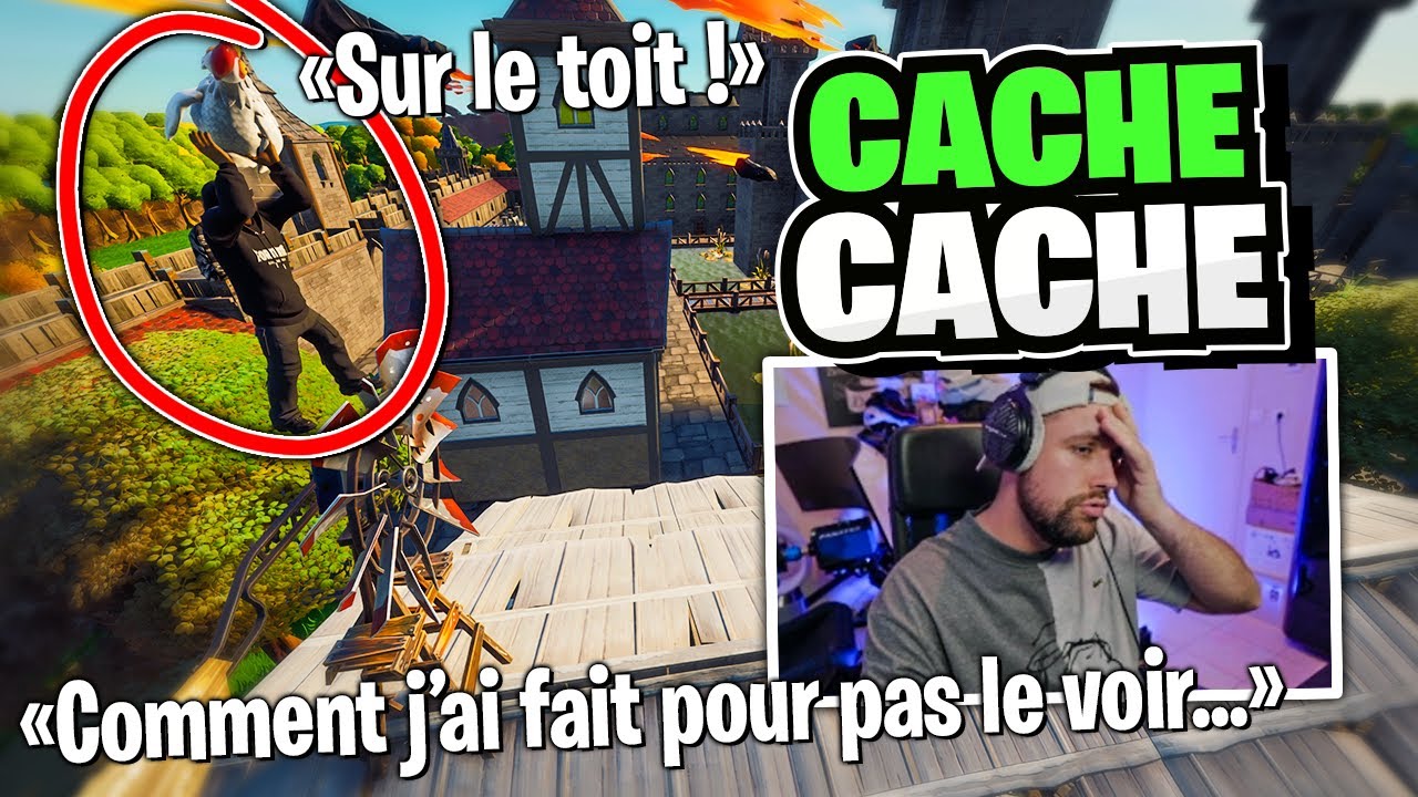 Il trouve une cachette de fou grace à une poule... (il peut voler avec)