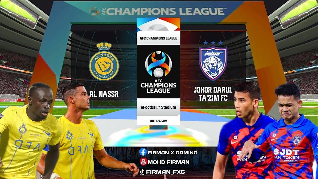 JDT VS AL NASSR! COMEBACK IS REAL FROM JDT! EFOOTBALL 2024 MOBILE