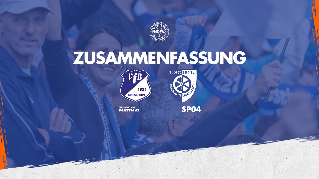 VfB Krieschow – 1. SC Heiligenstadt 2:1 | Oberliga NOFV Süd | 30. August 2025
