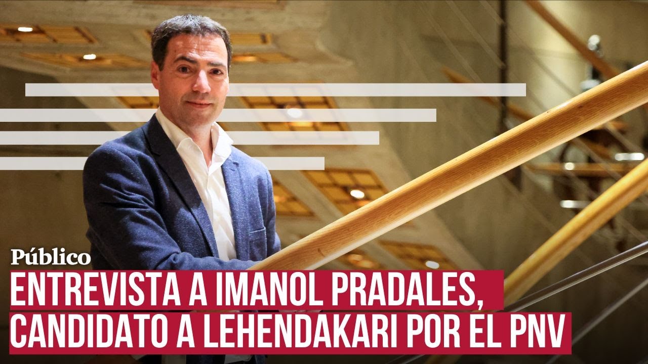 Imanol Pradales, candidato a lehendakari del PNV