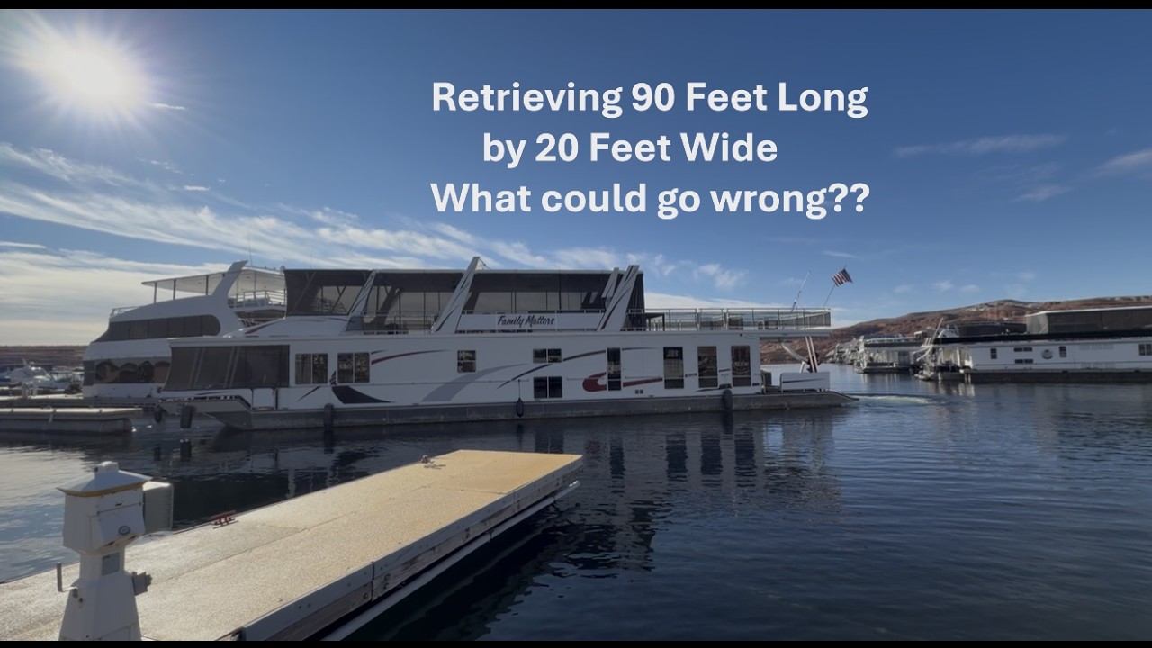 Retrieving 90 Feet long x 20' wide. What could go wrong!
