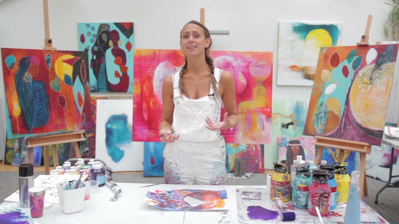 Hur du målar motiv med akrylfärg. Enkla tips för nybörjare!