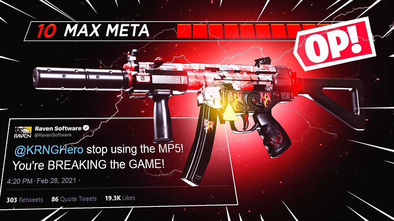 NEW MP5 META WARZONE SEASON 2... BROKEN 🤯 CW MP5 BEST CLASS SETUP LOADOUT is OVERPOWERED on WARZONE!