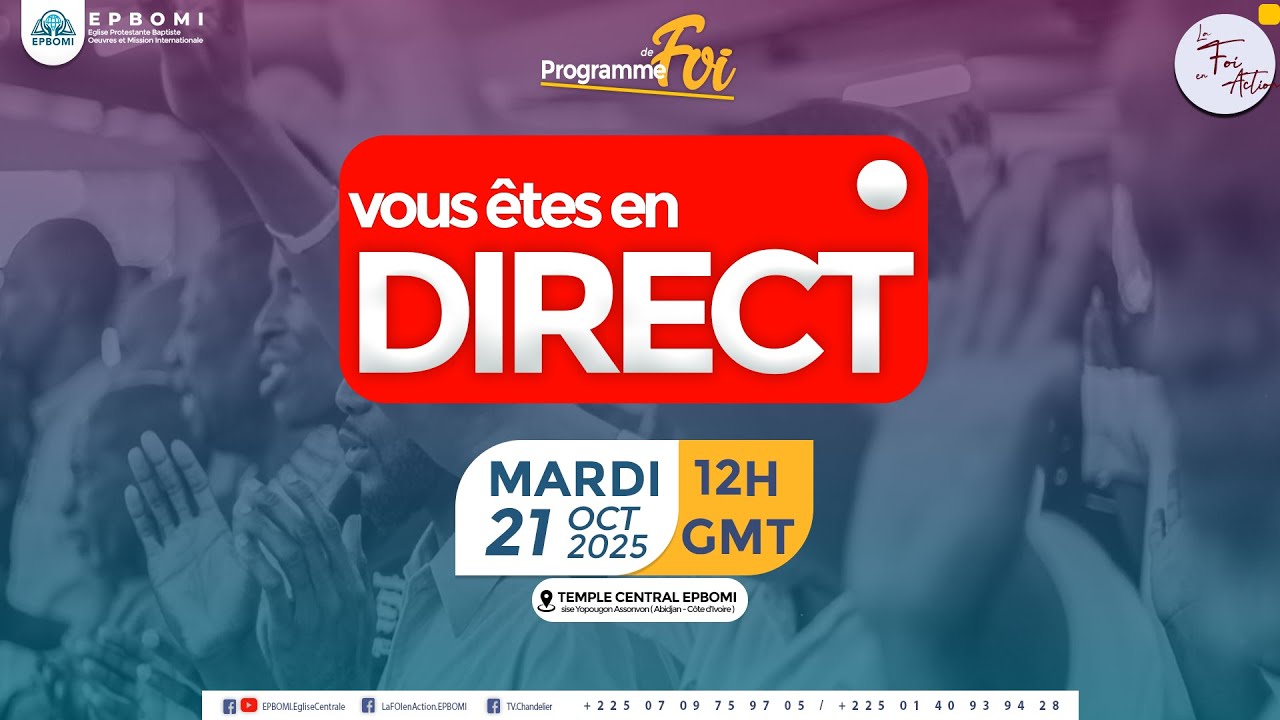 La Foi en Action du Mardi 21 Octobre 2025