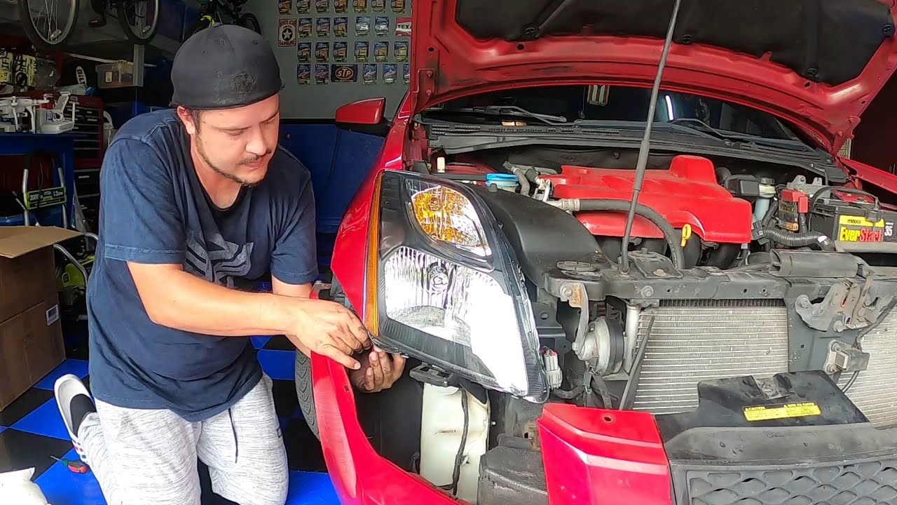 How to update headlights 2012 Nissan Sentra headlight swap cheap and easy