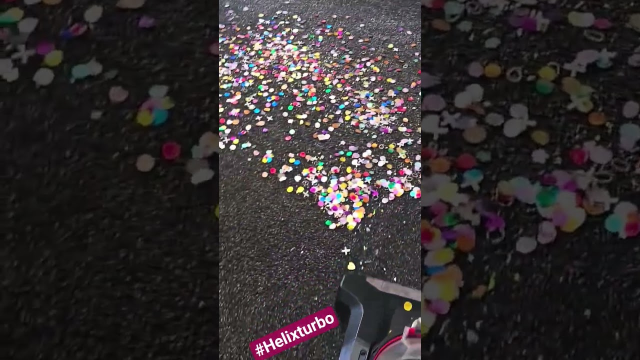 Helix turbo takes this dessert mix.  #oddlysatisfying #bissellhelix #helix #asmr #crunchynoises