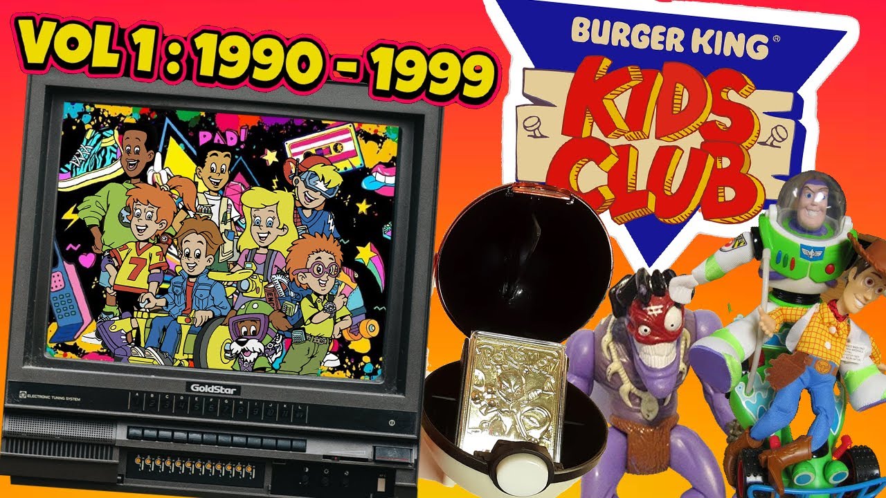 Burger King Kids Meal Commercials Vol 1: 1990 -1999