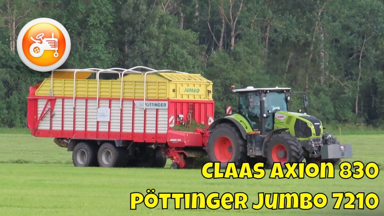 Silage 2025 | Claas Axion 830 & Pöttinger Jumbo 7210
