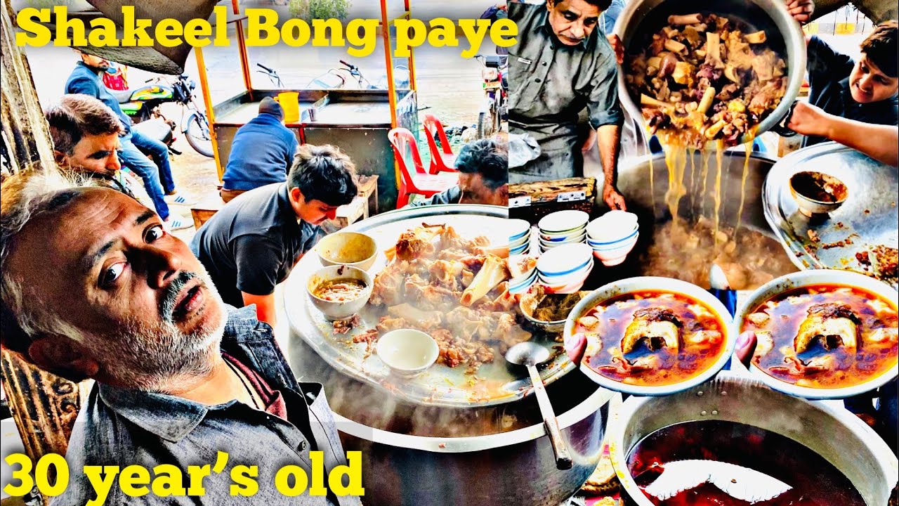 Famous Shakeel bong paye | Railway station Lahore | winters demand.