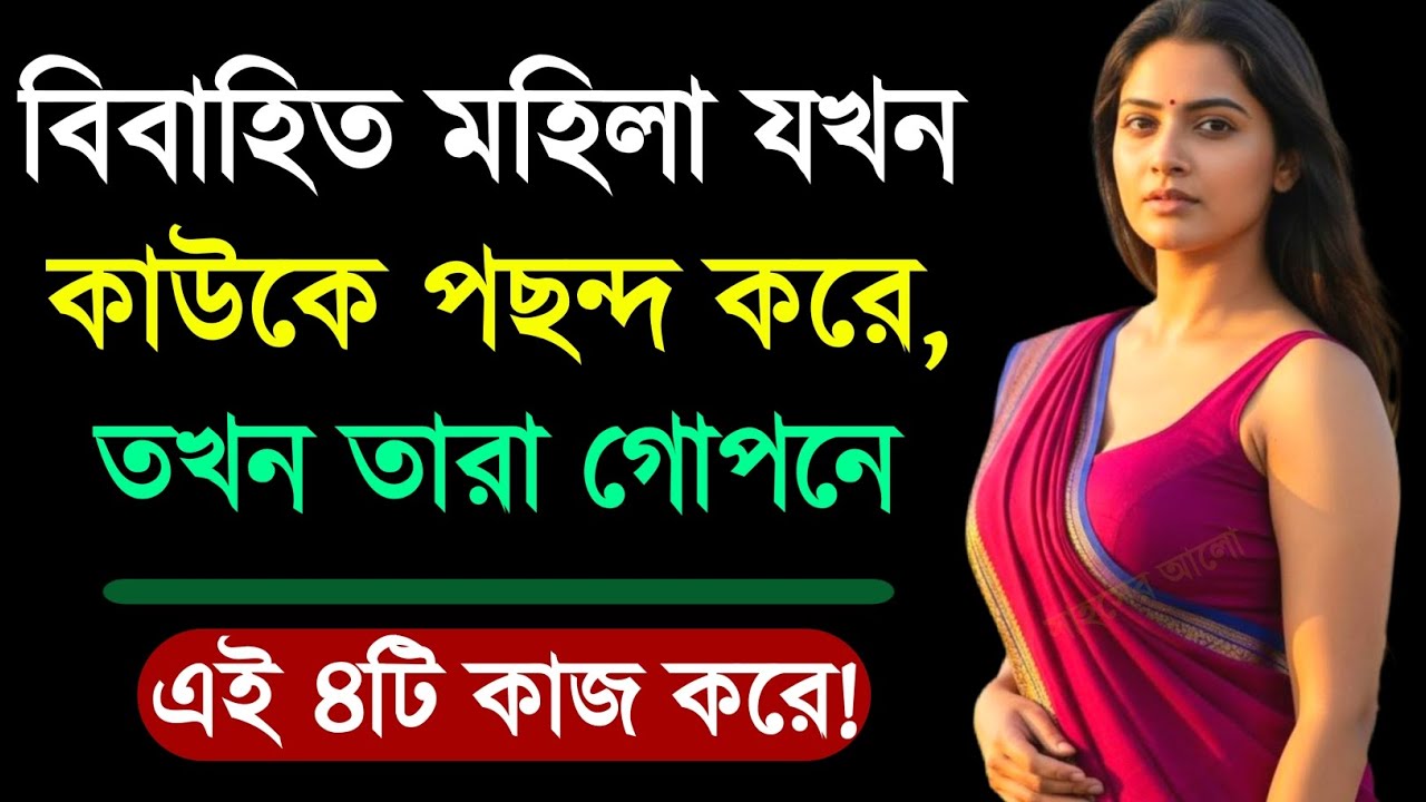 মহিলারা যখন কাউকে পছন্দ করে তখন তারা ৪টি কাজ করে | Relationship Advice | Love Tips | Motivation