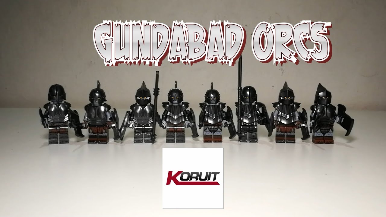 Koruit Gundabad Orcs minifigures (Hobbit Movie) - KT1056