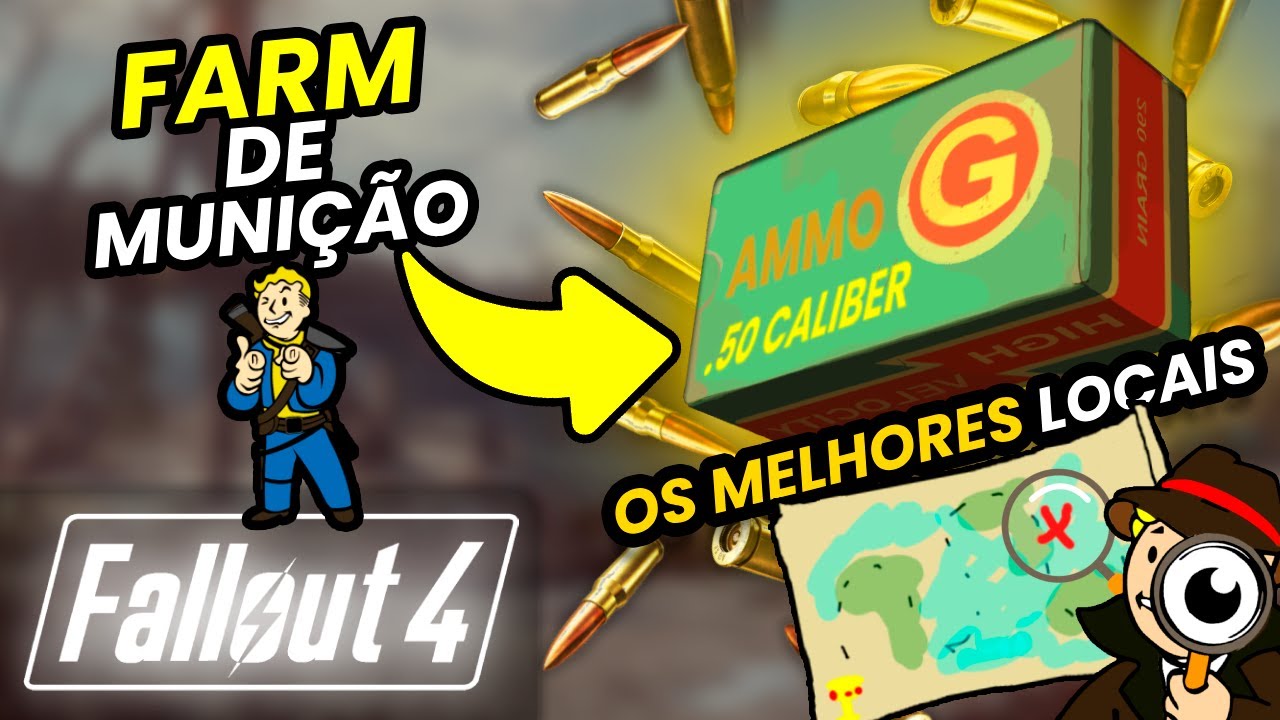 COMO CONSEGUIR MUITA MUNI&Ccedil;&Atilde;O EM FALLOUT 4 (SEM MODS)