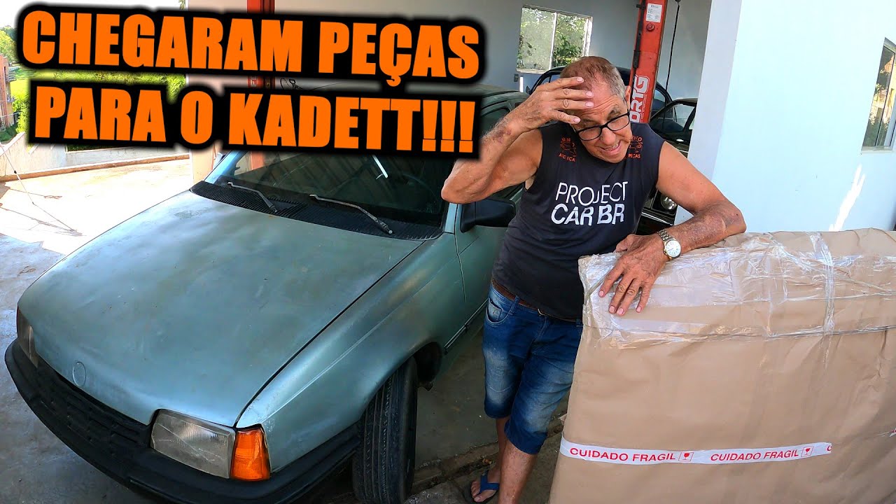 CHEGARAM PEÇAS PARA O KADETT ABANDONADO!!!