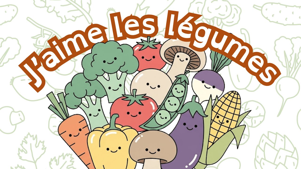 J&rsquo;aime les L&eacute;gumes ! | Fun French Song About Vegetables (Learn French with Music)