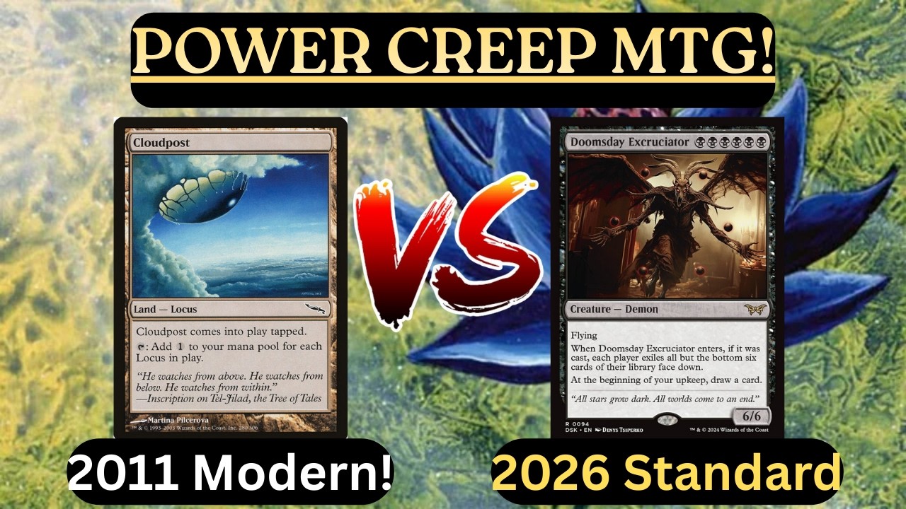 Современное 2011 год против стандартного 2026 года. Увеличение силы карт в MTG!