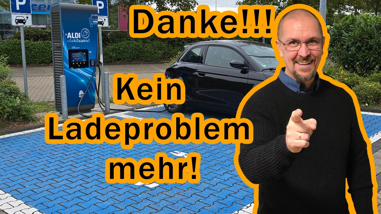 Fiat 500e⚡️ L&auml;dt er jetzt ENDLICH?! 🔌 Schnelllade-Test nach euren Tipps! | E-Auto Neulinge