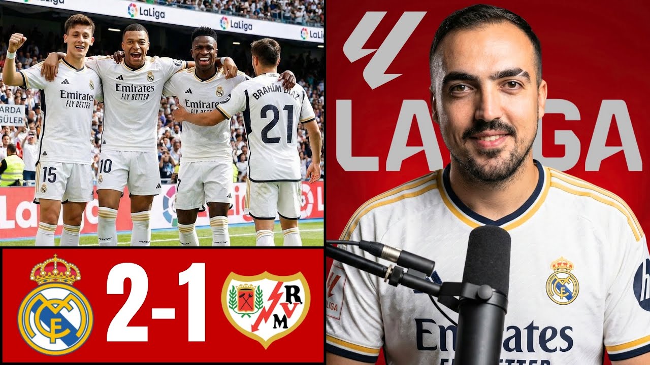 Arda Güler'in Rayo Vallecano Maçı Performansı | Real Madrid 2-1 Rayo Vallecano | La Liga