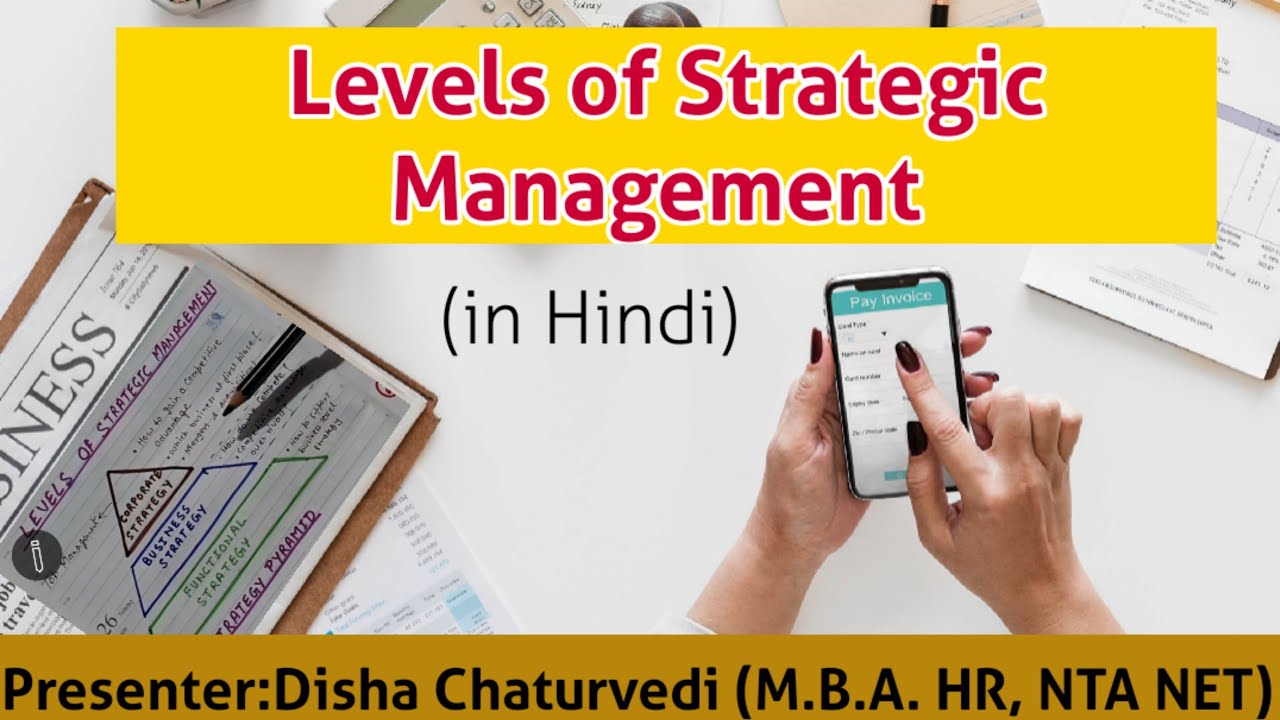 Levels of Strategic Management in Hindi| what is strategic management
