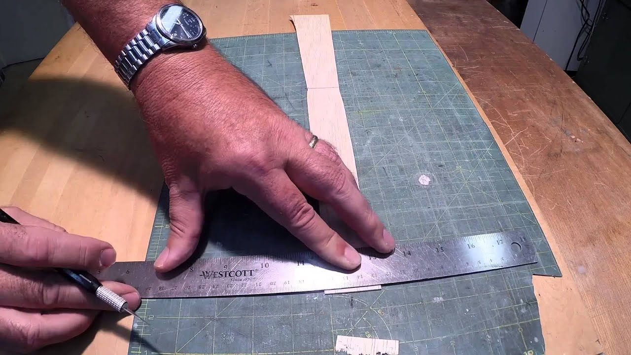 Building Techniques For Indoor Flying Models Section 8 cutting wood